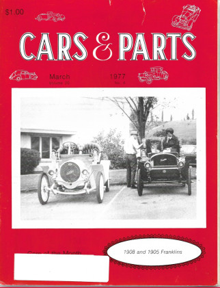 CARS & PARTS 1977 MAR - '08 & '05 FRANKLINS, FRANKLIN PT2, LAGONDA, PLYMOUTH*